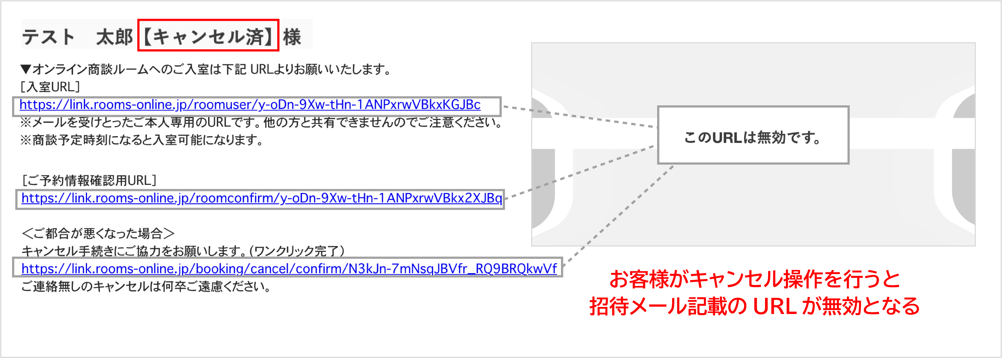 のの様連絡なしキャンセル